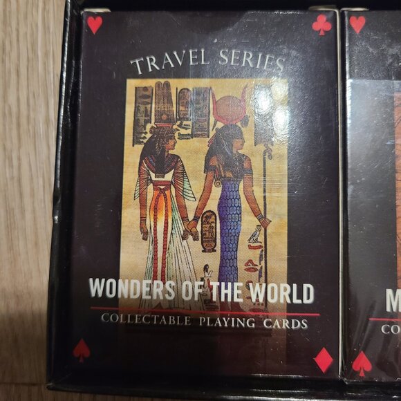 Travel Series Playing Cards 2 Decks Wonders of the World & Must See Places - Picture 6 of 6